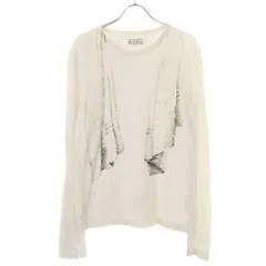 Maison Martin Margiela 10 メゾン マルタン マルジェラ 10 07SS トロンプルイユ タオル転写カットソー  ホワイト Mのサムネイル