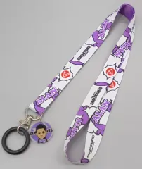【中古】雑貨 白濱亜嵐(GENERATIONS) ネックストラップ(ホワイト×パープル) 「出張居酒屋えぐざいる UNITED JOURNEY KITCHEN」 ジェネウォーター付属品