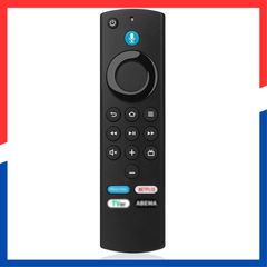 【特価商品】TV-Stick 第2/3世代/Lite/4K/4K Fir Max、TV-Cube 音声リモコン プリセットAPPボタン搭載 音声認識機能付きリモコン テレビコントロール 日本語説明書付き スマートTV対応 (L5B83G) (PANASONIC