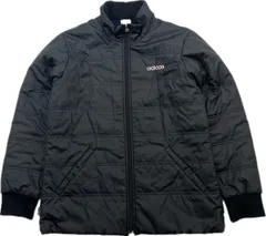 adidas ☆ アディダス 中綿 ナイロンジャケット ブラック レディース OT 秋冬 防寒 休日 万能 スポーツ トレーニング アウトドア■DB319