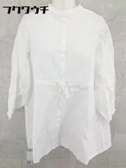 ◇ ◎ Kastane カスタネ タグ付き スタンドカラー 長袖 チュニック シャツ サイズF ホワイト レディース 【中古】 【1002802477867】