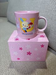 【🌼SANRIO/USAHANA ウサハナ】箱入り未使用キャンディ入りマグカップ　サンリオ　カップ　コップ　キッチン　料理　小物　雑貨　趣味　ピンク　陶器　コーヒー　紅茶　2003年