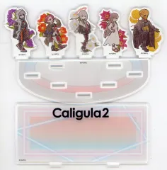 【中古】アクリルスタンド・アクリルパネル オブリガードの楽士B(リグレット含む) アクリルジオラマ 「DMMスクラッチ! Caligula2-カリギュラ2- -3rd Anniversary- すたんきゅーと」 B-4賞