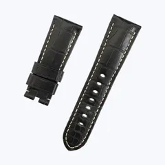 純正新品未使用PANERAI ブラックレザーベルト 美品 PANERAI パネライ 純正 ラバーベルト 44mmケース用