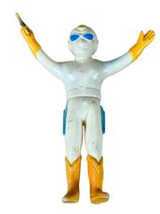 N0303】月光仮面 当時物 宣弘社 ポピー製 ソフビ フィギュア 約15cm