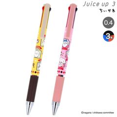 【全2種から選択】sun-star サンスター文具 juice up3 ジュース アップ3 デザコレ ちいかわ 3色ゲルインキボールペン 0.4