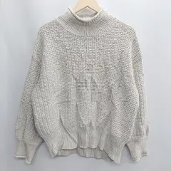 ◇ ⊇ studio CLIP スタディオクリップ 長袖 ハイネックセータ サイズM グレー レディース E  【1409100052077】