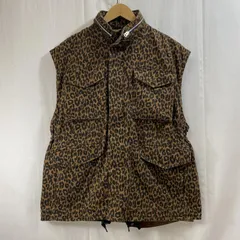 未使用品】MINEDENIM Leopard Denim Nosleeve - ベスト