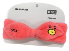 【中古】アクセサリー(非金属) TATA(ブイ) リボンヘアバンド 「BT21」