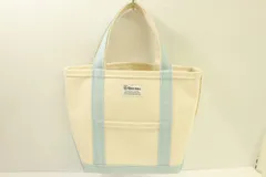 【中古】 ORCIVAL レディーストートバッグ -- TOTE BAG ORCIVAL -- ベージュ 肌色 水色 アクアブルー