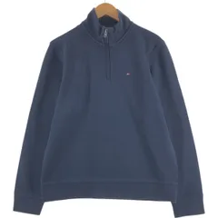 古着 トミーヒルフィガー TOMMY HILFIGER ハーフジップスウェットシャツ トレーナー メンズM相当/eaa489767