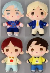 【中古】ぬいぐるみ 全4種セット ぽわぽわぬいぐるみ～IDOL～“RM＆Jin＆SUGA＆j-hope”(EX) 「TinyTAN」