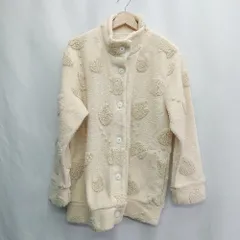 ◇ ⊇ TSUMORI CHISATO sleep ツモリチサト 総柄 長袖 ルームウェアパーカー サイズL ベージュ系 レディース E  【1503060015438】