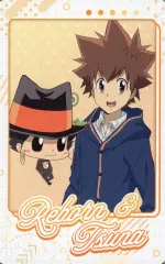 【中古】キャラカード 1.沢田綱吉＆リボーン 「家庭教師ヒットマンREBORN! スナップマイド」