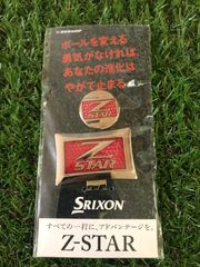 スリクソンZSTAR クリップマーカー　レッド×シルバー