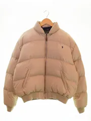 ラルフローレン RalphLauren 90s USA製 ダウンジャケット ボンバージャケット ジャケット ベージュ Mサイズ 103MT-1957