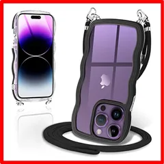 【匿名配送】 iPhone14 Pro Max_ブラック iPhone14 Pro Max ケース クリア ショルダー カバー iPhone 14 Pro Ma