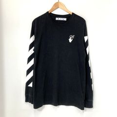 off-white 白 ロンT MIYAVI、BTS着用 - メルカリ