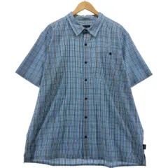 古着 パタゴニア Patagonia 53004SP16 チェック柄 シアサッカー 半袖 ポリコットンシャツ ボックスシャツ メンズXXL相当/eaa562604のサムネイル