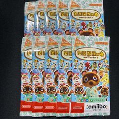 どうぶつの森　新品未開封amiiboカード第5弾　10パックセット