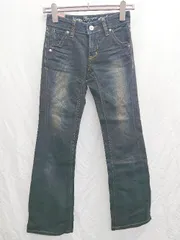 ◇ GEORGIA LOVE ジョージアラブ ジーンズ デニム パンツ サイズウエスト56 ブラック系 レディース P  【1407260026938】