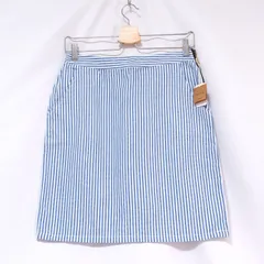 【美品】チャオパニック ティピー 綿 コットン ストライプスカート ゴールドラメ M 洗える /240828055のサムネイル