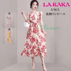 ドレスキャバ。花柄プリント。上品でエレガントなAラインドレスです。デザインポイントはスカート部分のプリーツ使いです   vii3v512277