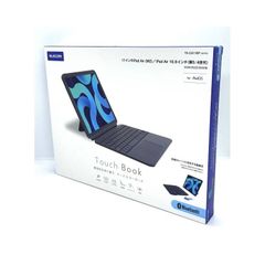 「新品」エレコム Touch Book TK-CA11BPBK [ブラック] ケース・キーボード 11インチiPad Air(M2)/iPad Air 10.9インチ(第5/4世代)