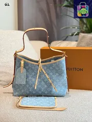 【今日特価】LV Denim Carryall Bag - LV デニム キャリオール バッグ-WTO輸入2