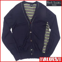 Paul Smith ポールスミス カーディガン L セーター 紺 TY2737
