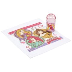 [Stock Clearance Sale] Princess Disney 24 Hand Towels, Made in Japan, with Case, 32 x 30.5cm, Antibacterial, OA5AG-A, Skater
