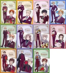 【中古】ポストカード 集合 ポストカード11枚セット 「ヘタリア World★Stars Valentine’s Cafe in AMOCAFE池袋店1号店」