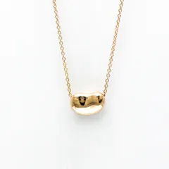 ティファニー(Tiffany) ビーン K18イエローゴールド(K18YG) 無し レディース,メンズ ファッション ペンダントネックレス (ゴールド)