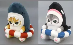 【中古】ぬいぐるみ 全2種セット サメにゃん＆シャチにゃんBIGぬいぐるみ ～浮き輪でエンジョイ～ 「mofusand」