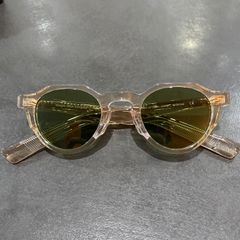 参考上代31900円 未使用品 MAGIC STICK EYEGEAR HAVOC サングラス マジックスティック MST-QS-005 Cognac × Dark Green 44/25/148  87993A3