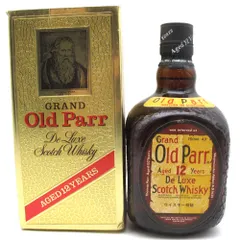 オールドパー　デラックス　12年　750ml43%　古酒未開栓　箱あり 楽天市場】【未開栓】Old Parr De Luxe オールドパー デラックス