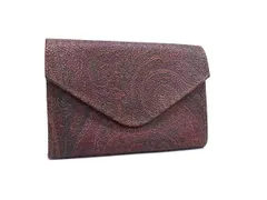 ETRO エトロ PVC ペイズリー柄 コインケース コインパース 小銭入れ メンズ ブラウン系×マルチカラー DH8624のサムネイル