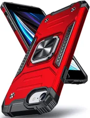 【新着商品】SE ケース 第3/2世代 リング 付き iPhone SE2・ iPhone 8・7 ケース4.7インチ TPU カバー ケース リング付き 360度回転 落下防止 耐衝撃 Anqrp 米軍MIL スタンド機能 車載ホルダー対応 スマホケース 付