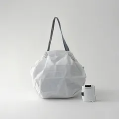 【廃番】マーナ　Shupatto シュパット コンパクトバッグ M　ホワイト　【品番：S411W】