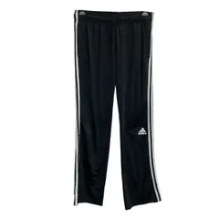 adidas ジャージパンツ M ブラック アディダス イージーパンツ トラックパンツ スポーティー 古着卸 アメリカ仕入 2506-943
