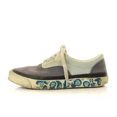 アベイシングエイプ A BATHING APE APE STA スニーカー キャンバス スエード 靴 シューズ 23cm グレー 水色 /DK ■MAのサムネイル