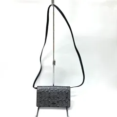 【COACH】コーチ ショルダーバッグ ショルダーウォレット 斜め掛け コンパクト  ブラック シルバー ☆