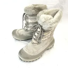 Columbia/コロンビア★暖かインナー/防水スノーブーツ【24.0cm/UK5.5/グレージュ/グレー/ベージュ】Shoes◆bWB102-6