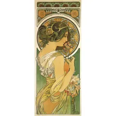 ミュシャ 桜草 豪華額装&大型 48cm x 100cm 2025年最新】桜草 ミュシャの人気アイテム - メルカリ