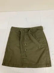 送料無料★TOMMY HILFIGER トミーヒルフィガー★ミニスカート　タイトスカート★カーキ★サイズ０　#71003sNj113