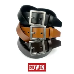 EDWIN 本革 スクエアバックルベルト（ニッケルフリーバックル）のサムネイル