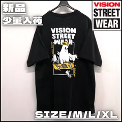 【新作】【VISION STREET WEAR／ビジョンストリートウェア・ゴーストスケーターTEE（ブラック）】ストリートファッション スケーターコーデ スケボー HIPHOP ラッパー ユニセックス М L XL 夏 新品未使用 少量入荷 5505015