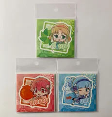 【未開封】 魔法騎士レイアース 光 海 風 ステッカー 浴衣ver. 3点セット 【まとめ売り】