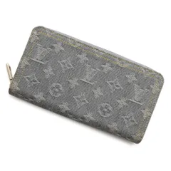 ルイヴィトン 長財布 モノグラム・デニム ジッピー・ウォレット M13214 LOUIS VUITTON