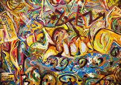 ジャクソン・ポロック　A3(297㎜×420㎜）アートポスター 日本製 絵画 インテリア 壁紙18